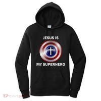 Jesus Is My Superhero T Women's Hoodie thumb 0
