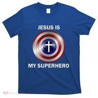 Jesus Is My Superhero T T-Shirt thumb 0