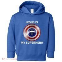 Jesus Is My Superhero T Toddler Hoodie thumb 0