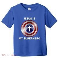 Jesus Is My Superhero T Toddler T-Shirt thumb 0