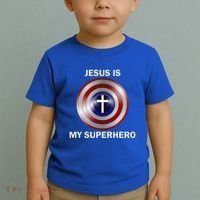 Jesus Is My Superhero T Toddler T-Shirt thumb 2