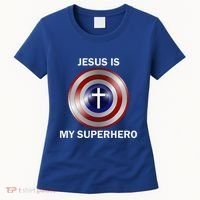 Jesus Is My Superhero T Women's T-Shirt thumb 0