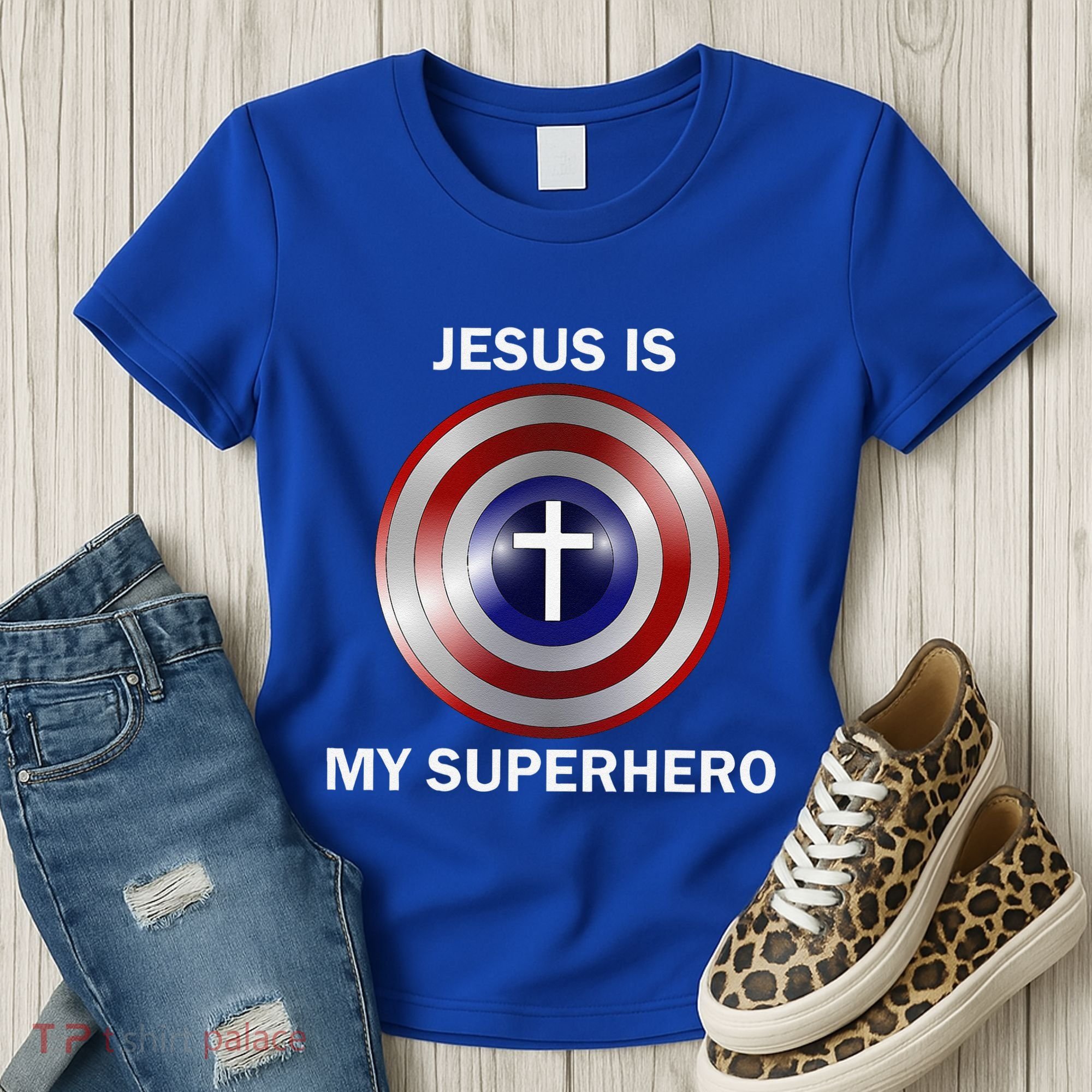 Jesus Is My Superhero T Women's T-Shirt