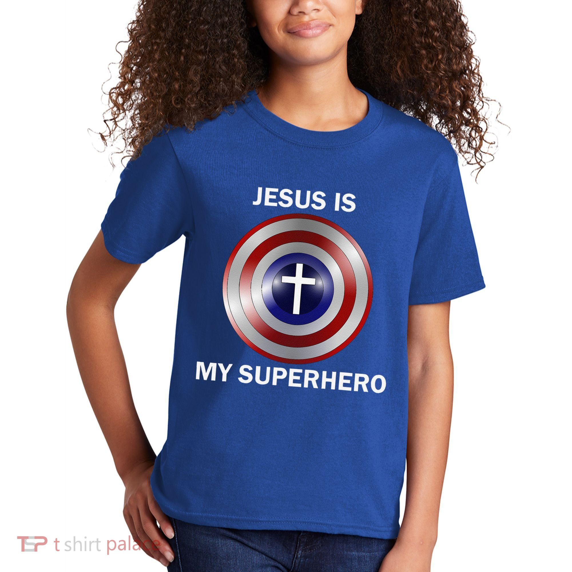 Jesus Is My Superhero T Kids T-Shirt