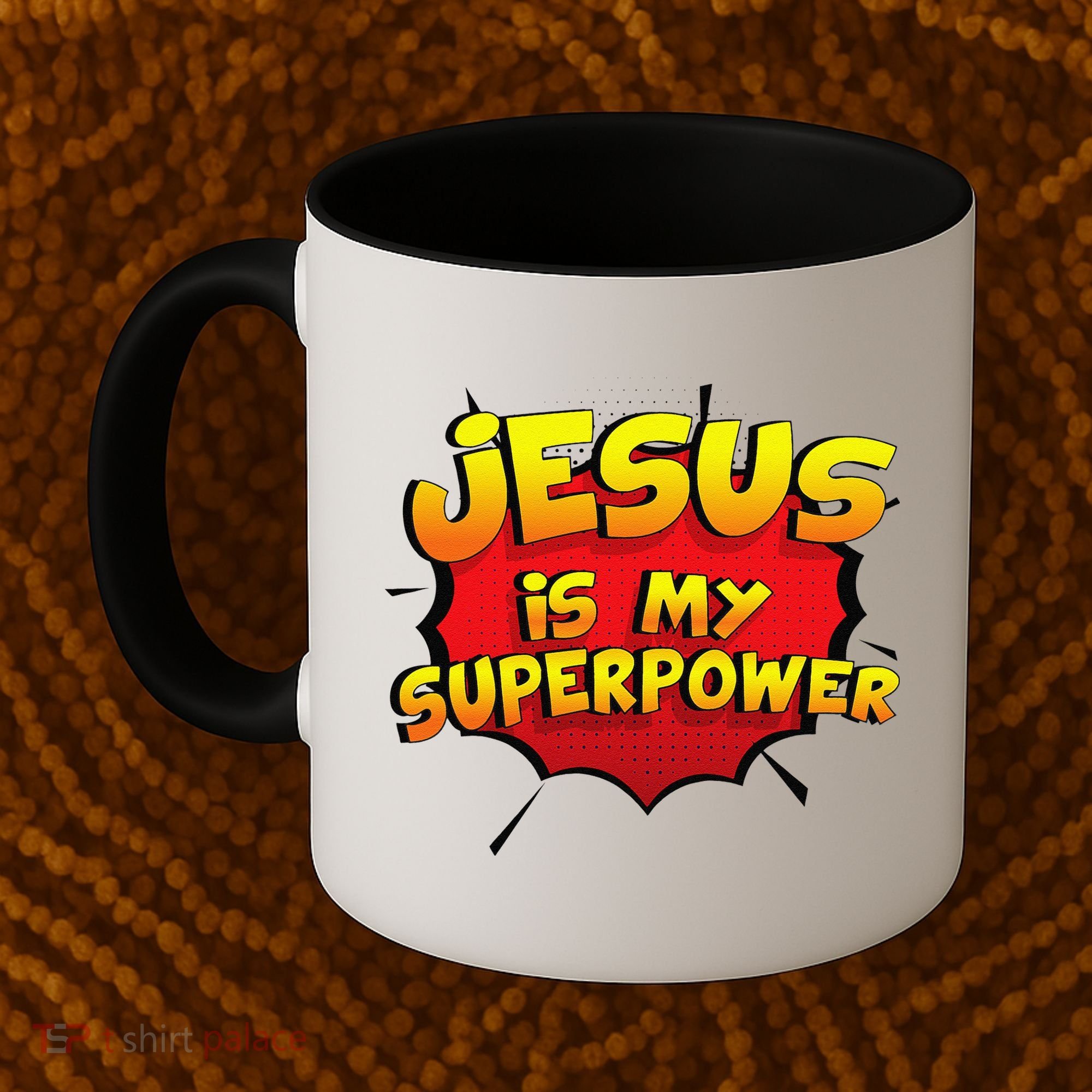 Jesus Is My Superpower Christian Gift Coffee Mug