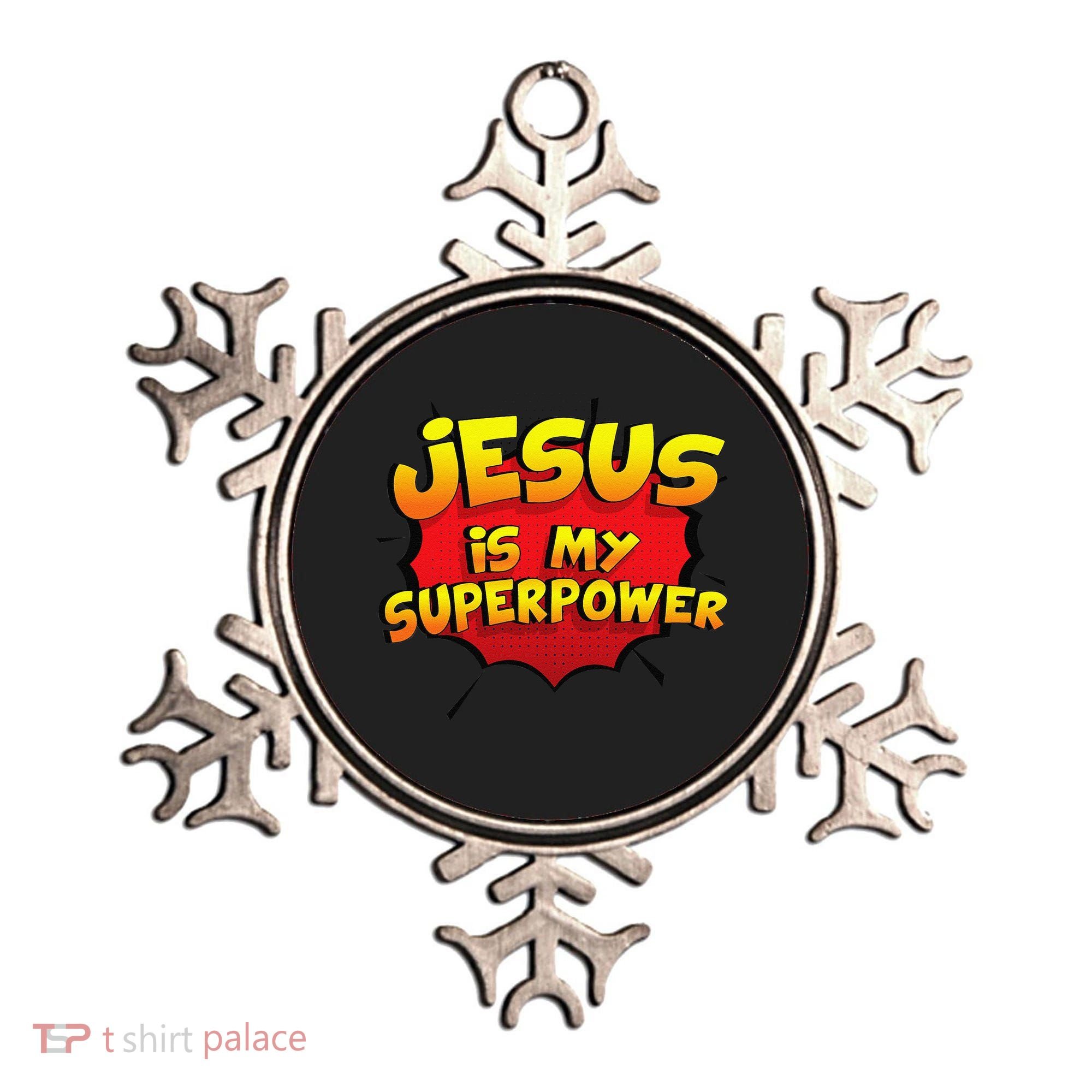 Jesus Is My Superpower Christian Gift Ornament