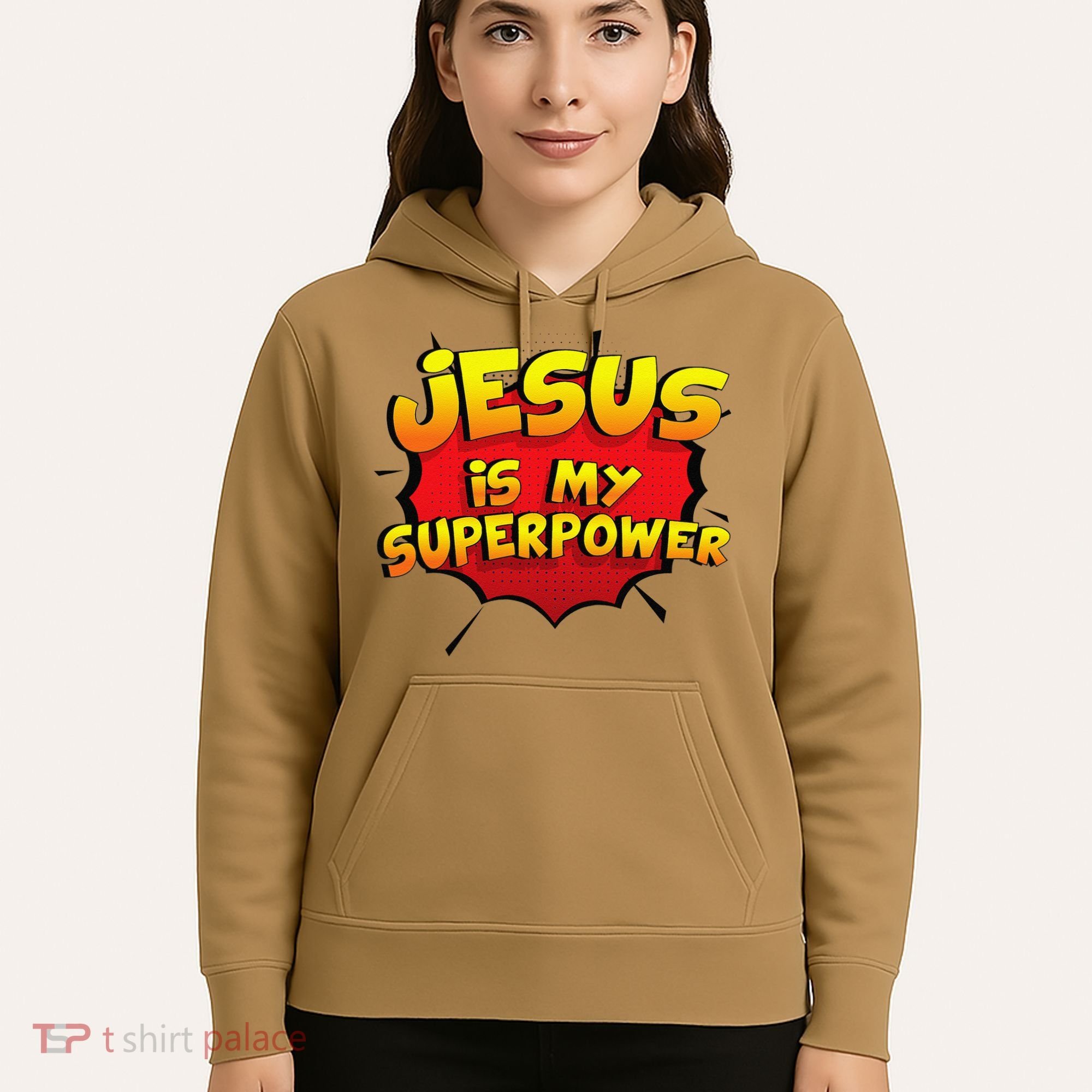 Jesus Is My Superpower Christian Gift Hoodie