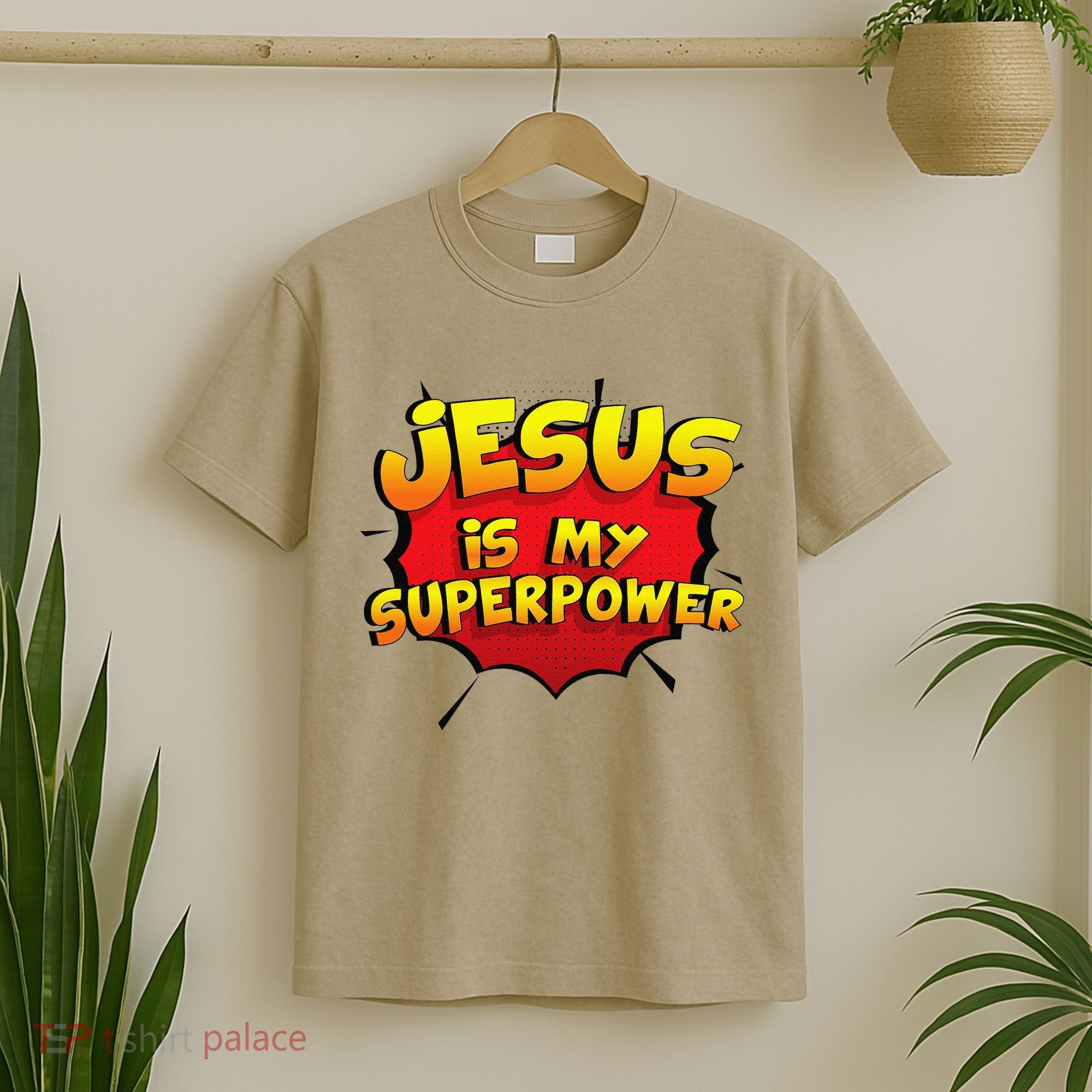 Jesus Is My Superpower Christian Gift T-Shirt