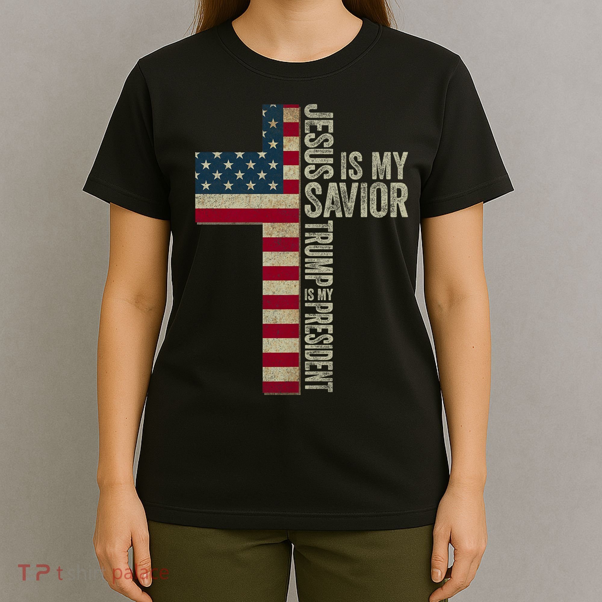 Jesus Is My Savior Trump Is My President Trump 2024 Maga T-Shirt