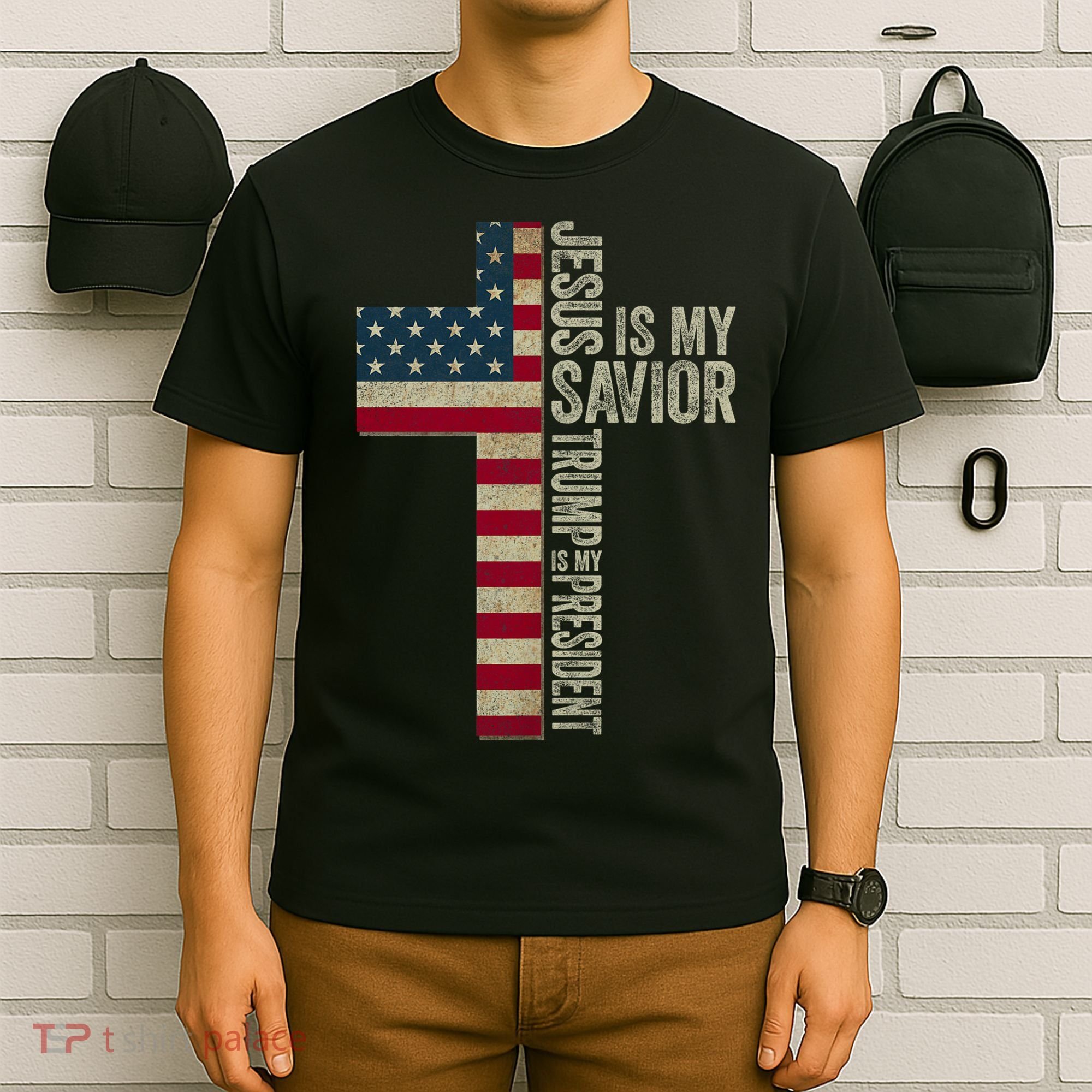 Jesus Is My Savior Trump Is My President Trump 2024 Maga T-Shirt