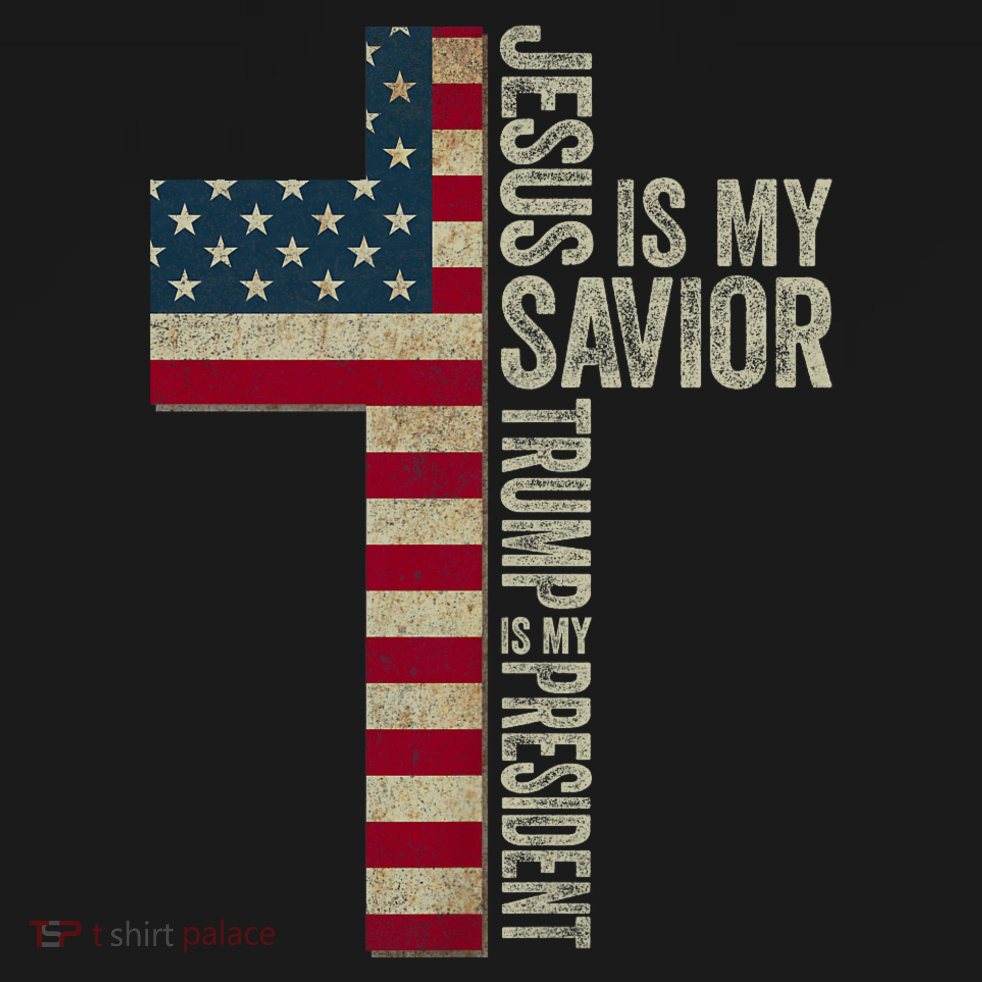 Jesus Is My Savior Trump Is My President Trump 2024 Maga T-Shirt