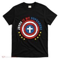 Jesus Is My Superhero Luke 1910 He Came To Save The Lost T-Shirt thumb 0