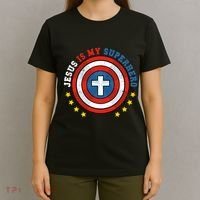 Jesus Is My Superhero Luke 1910 He Came To Save The Lost T-Shirt thumb 4