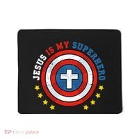 Jesus Is My Superhero Luke 1910 He Came To Save The Lost Mousepad thumb 0