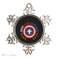 Jesus Is My Superhero Luke 1910 He Came To Save The Lost Ornament thumb 0