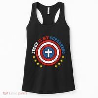 Jesus Is My Superhero Luke 1910 He Came To Save The Lost Women's Tank Top thumb 0