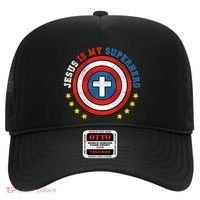 Jesus Is My Superhero Luke 1910 He Came To Save The Lost Hat thumb 0