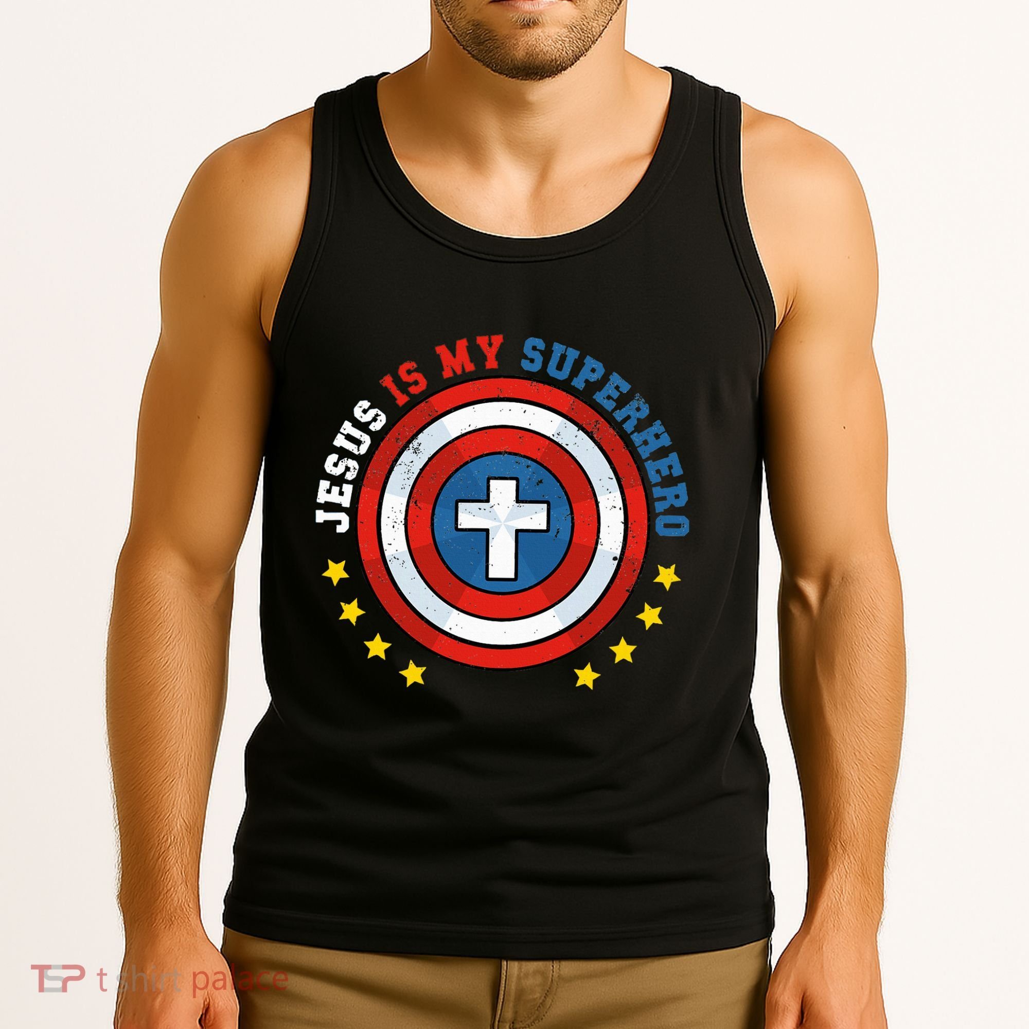 Jesus Is My Superhero Luke 1910 He Came To Save The Lost Tank Top