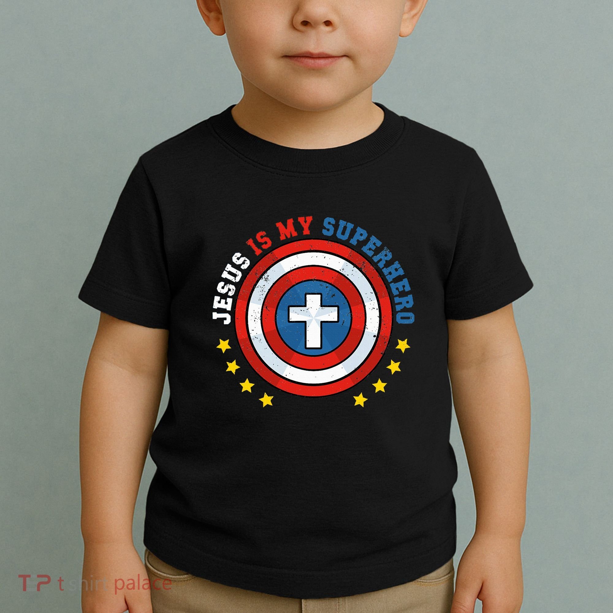Jesus Is My Superhero Luke 1910 He Came To Save The Lost Toddler T-Shirt