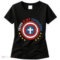 Jesus Is My Superhero Luke 1910 He Came To Save The Lost Women's T-Shirt thumb 0
