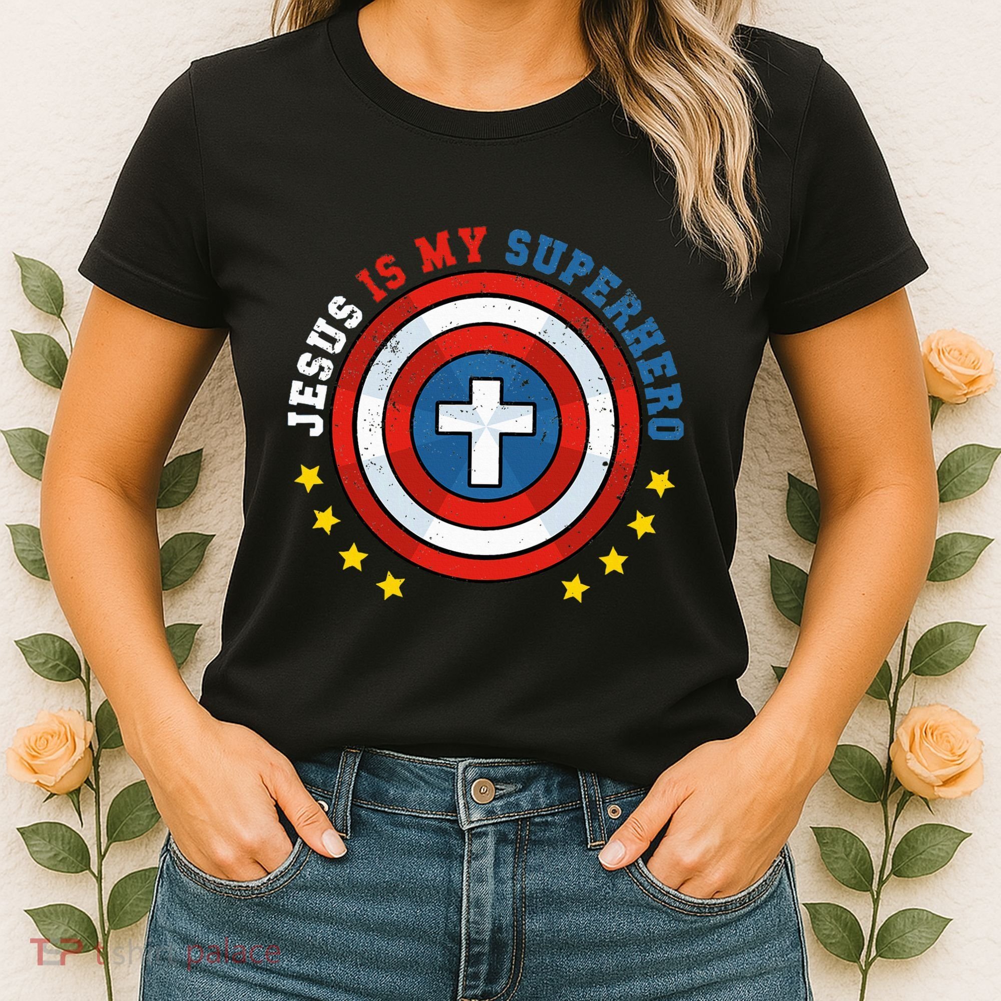 Jesus Is My Superhero Luke 1910 He Came To Save The Lost Women's T-Shirt
