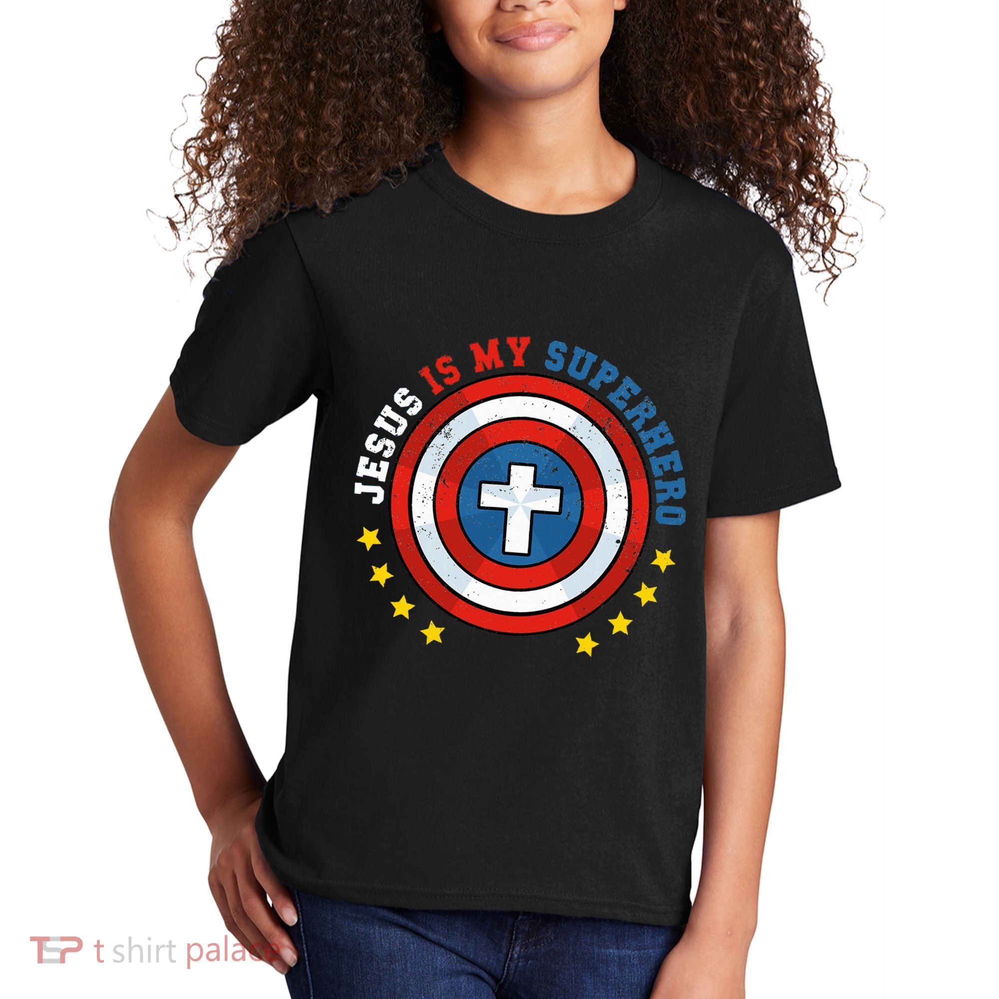 Jesus Is My Superhero Luke 1910 He Came To Save The Lost Kids T-Shirt