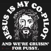 Jesus Is My Copilot And Were Cruising Funny Humor Joke Meme Pajama Set thumb 2