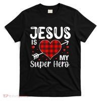 Jesus Is My Superhero Cute Powerful Christian T-Shirt thumb 0