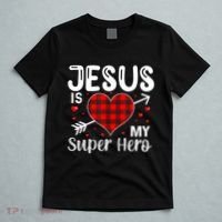 Jesus Is My Superhero Cute Powerful Christian T-Shirt thumb 5