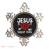 Jesus Is My Superhero Cute Powerful Christian Ornament thumb 0