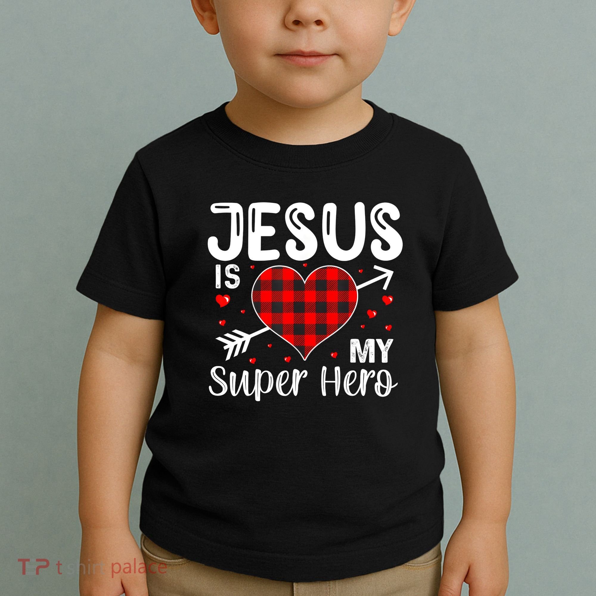 Jesus Is My Superhero Cute Powerful Christian Toddler T-Shirt