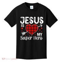 Jesus Is My Superhero Cute Powerful Christian Kids T-Shirt thumb 0