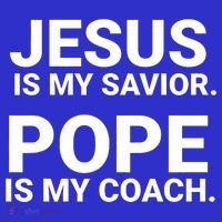 Jesus Is My Savior Pope Is My Coach Baby Bodysuit thumb 2