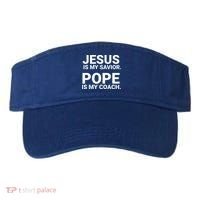 Jesus Is My Savior Pope Is My Coach Visor thumb 0