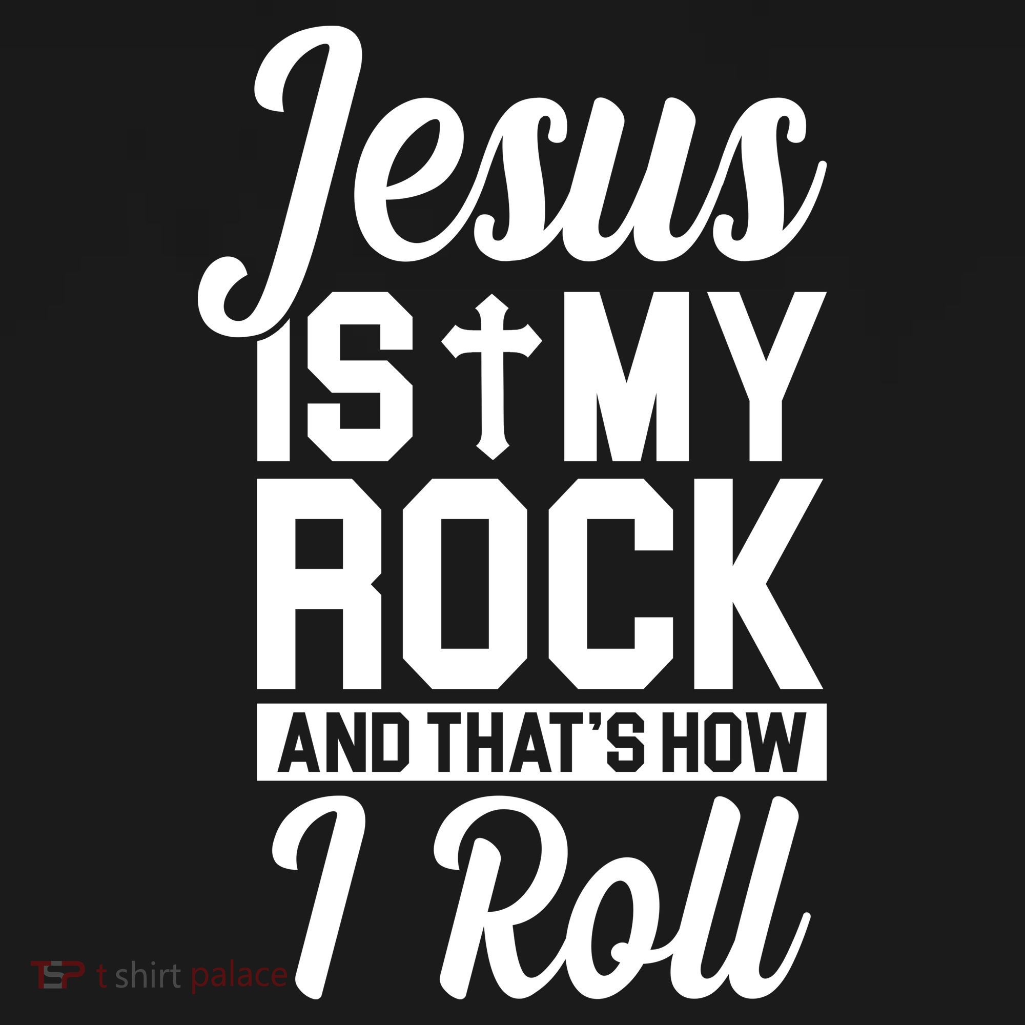 Jesus Is My Rock And That's How I Roll Polo