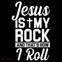 Jesus Is My Rock And That's How I Roll Women's Hoodie thumb 2