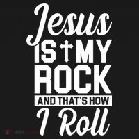 Jesus Is My Rock And That's How I Roll Women's Tank Top thumb 5
