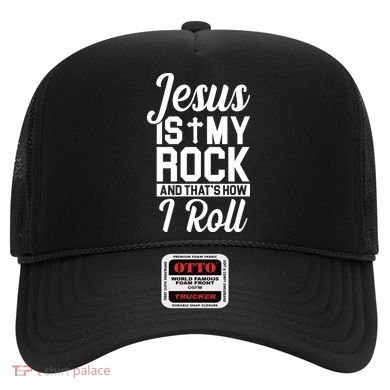 Jesus Is My Rock And That's How I Roll Hat