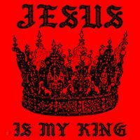Jesus Is My King Funny Saying Christian Bible Faith Santa Hat thumb 1
