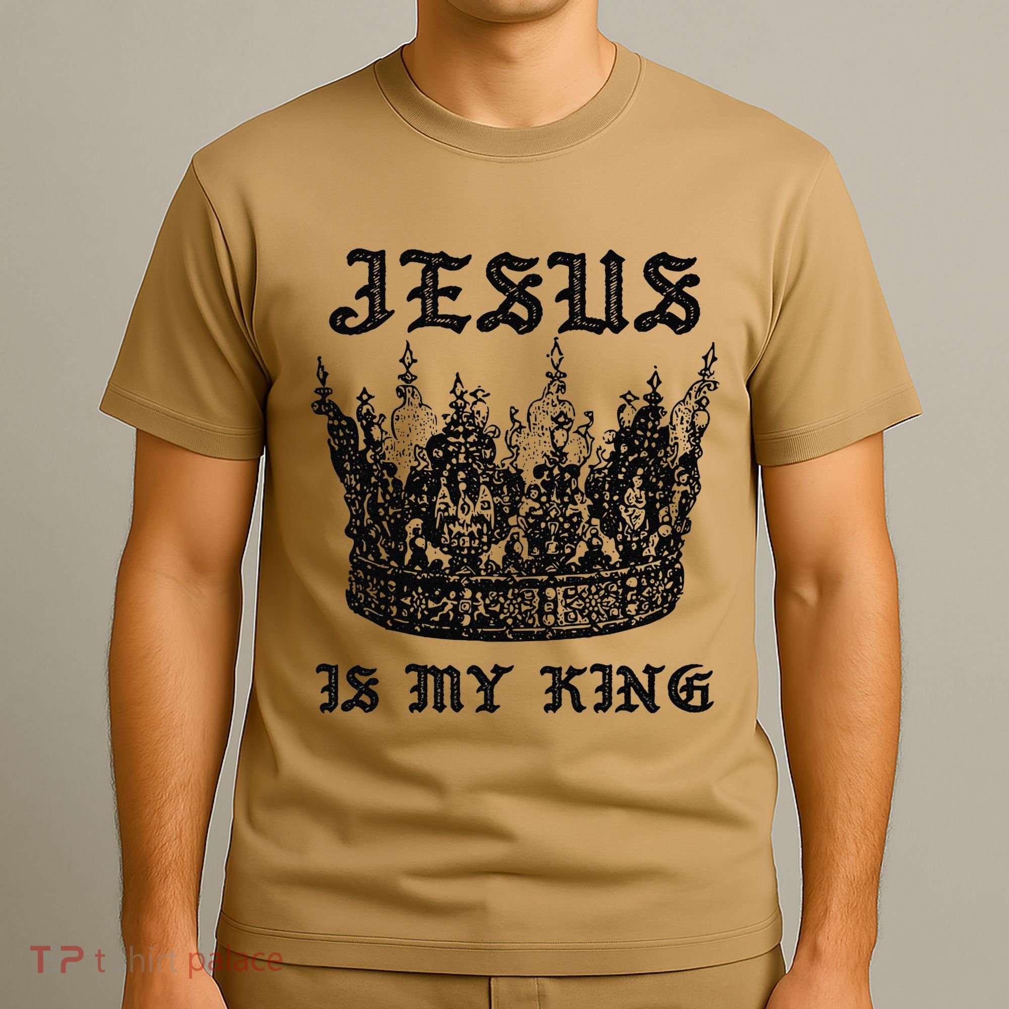 Jesus Is My King Funny Saying Christian Bible Faith T-Shirt