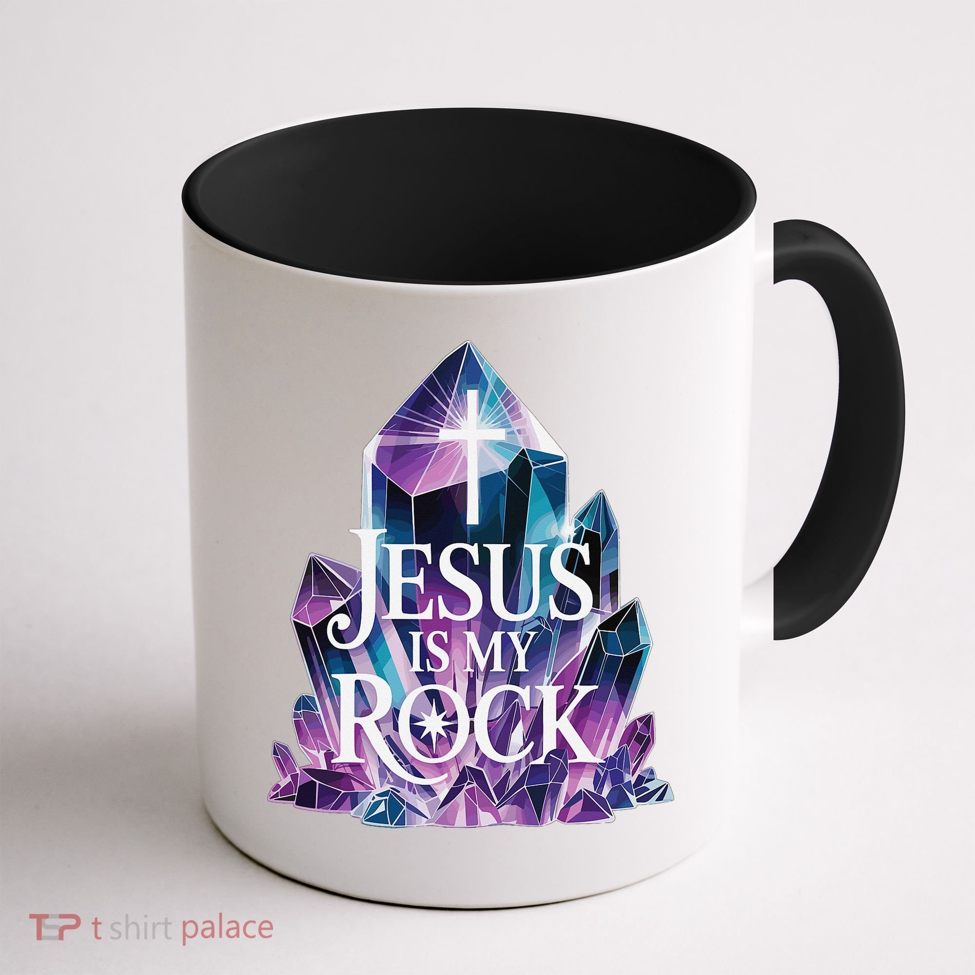 Jesus Is My Rock Religious Christian Biblical Coffee Mug