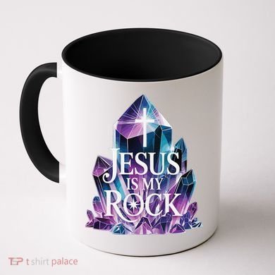 Jesus Is My Rock Religious Christian Biblical Coffee Mug