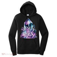 Jesus Is My Rock Religious Christian Biblical Women's Hoodie thumb 0