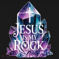 Jesus Is My Rock Religious Christian Biblical Women's Hoodie thumb 2