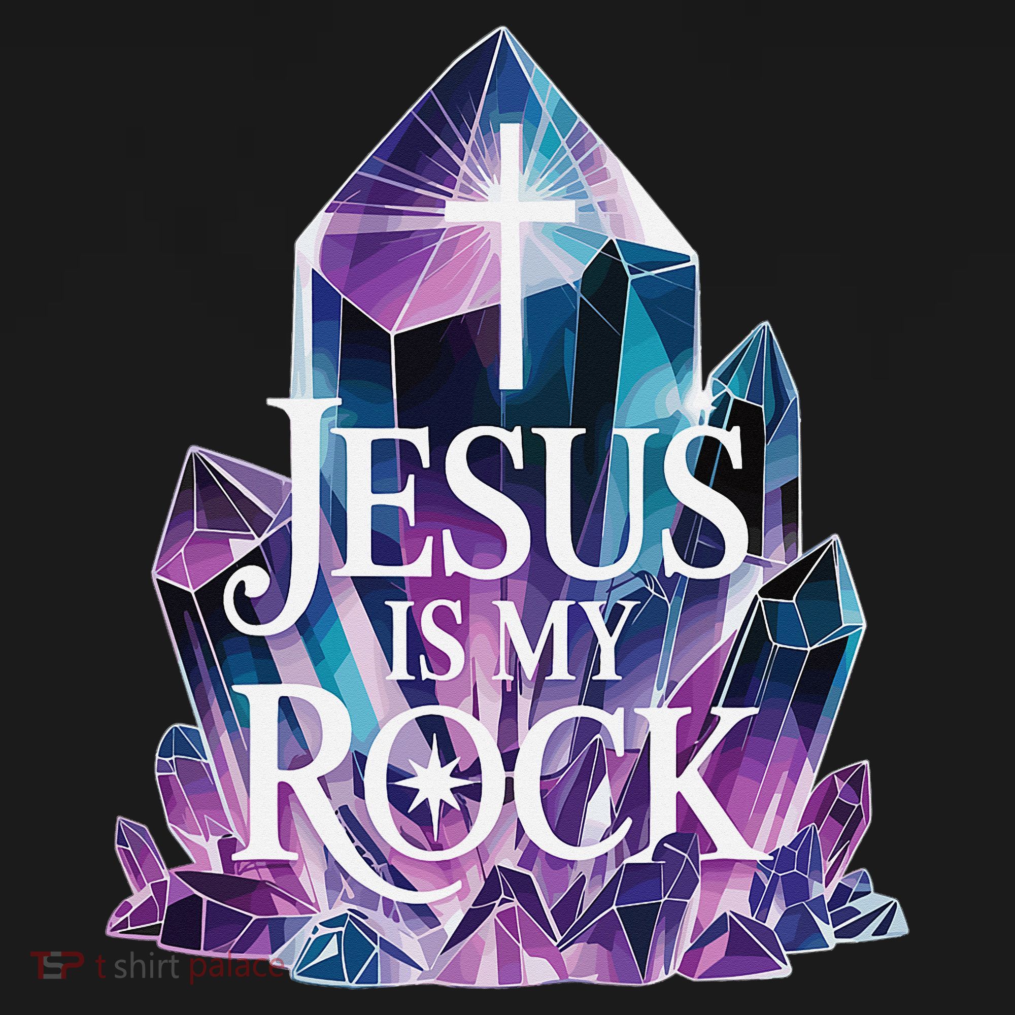 Jesus Is My Rock Religious Christian Biblical Women's Hoodie