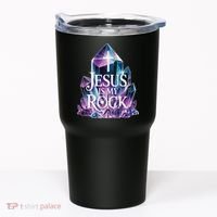 Jesus Is My Rock Religious Christian Biblical Tumbler thumb 0