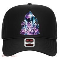 Jesus Is My Rock Religious Christian Biblical Hat thumb 0