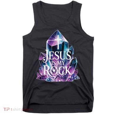 Jesus Is My Rock Religious Christian Biblical Tank Top