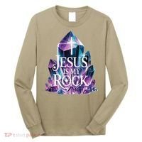 Jesus Is My Rock Religious Christian Biblical Long Sleeve Shirt thumb 0