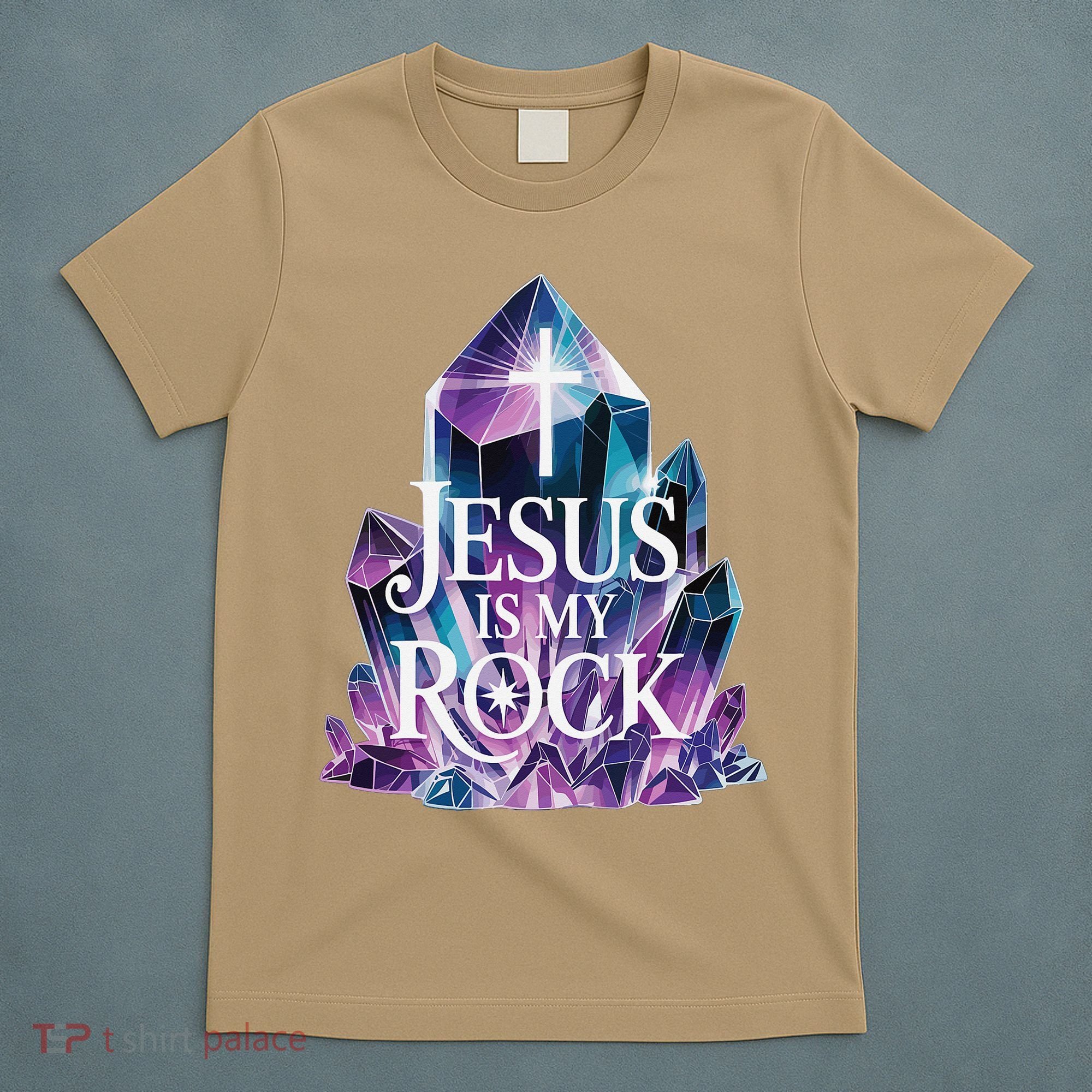 Jesus Is My Rock Religious Christian Biblical T-Shirt